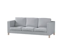 Dekoria Potah na pohovku IKEA  Karlanda 3-místná nerozkládací, krátký, šedá, pohovka Karlanda 3-místná, Amsterdam, 704-55
