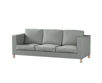 Dekoria Potah na pohovku IKEA  Karlanda 3-místná nerozkládací, krátký, modrá melanž, pohovka Karlanda 3-místná, Madrid, 162-32