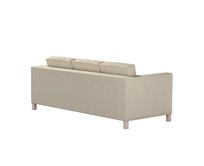 Dekoria Potah na pohovku IKEA  Karlanda 3-místná nerozkládací, krátký, béžová, pohovka Karlanda 3-místná, Living II, 162-08