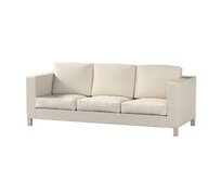 Dekoria Potah na pohovku IKEA  Karlanda 3-místná nerozkládací, krátký, světle béžová, pohovka Karlanda 3-místná, Living II, 162-36