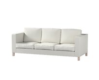 Dekoria Potah na pohovku IKEA  Karlanda 3-místná nerozkládací, krátký, šedá, pohovka Karlanda 3-místná, Living II, 162-37