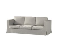 Dekoria Potah na pohovku IKEA  Karlanda 3-místná nerozkládací, dlouhý, chenille grise, pohovka Karlanda 3-místná, Madrid, 161-57