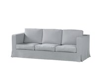 Dekoria Potah na pohovku IKEA  Karlanda 3-místná nerozkládací, dlouhý, šedá, pohovka Karlanda 3-místná, Amsterdam, 704-55