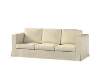 Dekoria Potah na pohovku IKEA  Karlanda 3-místná nerozkládací, dlouhý, béžová a zlatá, pohovka Karlanda 3-místná, Living II, 162-07