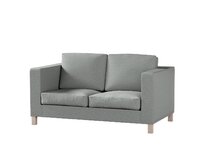 Dekoria Potah na pohovku IKEA  Karlanda 2-místná, krátký, modrá melanž, pohovka Karlanda 2-místná, Madrid, 162-32