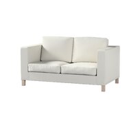 Dekoria Potah na pohovku IKEA  Karlanda 2-místná, krátký, světle šedá, pohovka Karlanda 2-místná, Living II, 162-01