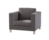 Dekoria Potah na křesko IKEA Karlanda, krátký, hnědá, Potah na křeslo Karlanda, Ingrid, 705-45