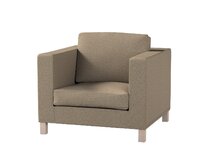 Dekoria Potah na křesko IKEA Karlanda, krátký, béžová melanž, Potah na křeslo Karlanda, Madrid, 162-29