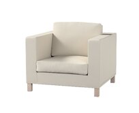 Dekoria Potah na křesko IKEA Karlanda, krátký, světle béžová, Potah na křeslo Karlanda, Living II, 162-36