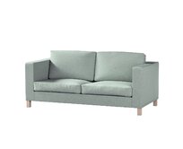 Dekoria Potah na pohovku IKEA  Karlanda rozkládací, krátký, béžová a eukalyptová, pohovka Karlanda rozkládací, Madrid, 162-04