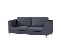 Dekoria Potah na pohovku IKEA  Karlanda rozkládací, krátký, tmavě modrá melanž, pohovka Karlanda rozkládací, Madrid, 162-30