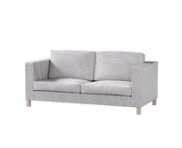 Dekoria Potah na pohovku IKEA Karlanda rozkládací, krátký, béžová a modrá, pohovka Karlanda rozkládací, Living II, 162-23