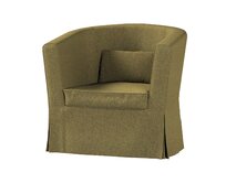 Dekoria Potah na křeslo IKEA Ektorp Tullsta, olivová melanž, křeslo Ektorp Tullsta, Madrid, 162-34