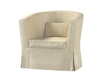 Dekoria Potah na křeslo IKEA Ektorp Tullsta, béžová a zlatá, křeslo Ektorp Tullsta, Living II, 162-07