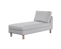 Dekoria Potah na šezlong IKEA Karlstad samostatný, krátký, szary, Potah na šezlong Karlstad samostatný, Madrid, 162-02