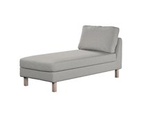Dekoria Potah na šezlong IKEA Karlstad samostatný, krátký, szaro-beżowy, Potah na šezlong Karlstad samostatný, Madrid, 162-03