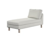 Dekoria Potah na šezlong IKEA Karlstad samostatný, krátký, šedá, Potah na šezlong Karlstad samostatný, Living II, 162-37