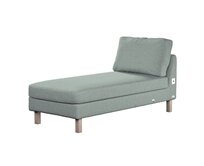 Dekoria Potah na přídavný šezlong IKEA Karlstad, krátký, béžová a eukalyptová, Potah na přídavný šezlong Karlstad, Madrid, 162-04