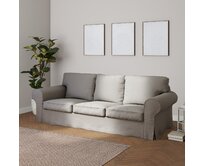 Dekoria Potah na pohovku IKEA Ektorp 3-místná rozkládací, NOVÝ MODEL 2013, chenille grise, Ektorp 3-m rozkládací, od 2013, Madrid, 161-57