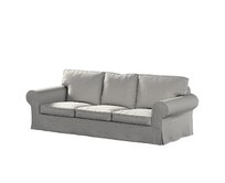 Dekoria Potah na pohovku IKEA Ektorp 3-místná rozkládací, NOVÝ MODEL 2013, szaro-beżowy, Ektorp 3-m rozkládací, od 2013, Madrid, 162-03