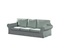 Dekoria Potah na pohovku IKEA Ektorp 3-místná rozkládací, NOVÝ MODEL 2013, béžová a eukalyptová, Ektorp 3-m rozkládací, od 2013, Madrid, 162-04