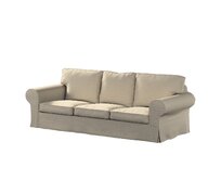 Dekoria Potah na pohovku IKEA Ektorp 3-místná rozkládací, NOVÝ MODEL 2013, béžová, Ektorp 3-m rozkládací, od 2013, Living II, 162-08