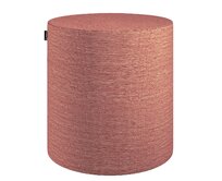 Dekoria Sedák Barrel- válec pevný, d40cm, výška 40cm, červená, ø40 cm x 40 cm, Chenille, 162-05