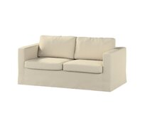 Dekoria Potah na pohovku IKEA Karlstad 2-místná , nerozkládací, dlouhý, ecru, pohovka Karlstad 2-místná, Chenille, 162-06