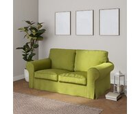 Dekoria Potah na pohovku IKEA Ektorp 2-místná, rozkládací, STARÝ MODEL, zelená, pohovka Ektorp 2-místná rozkládací, Living Velvet, 704-78