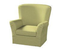 Dekoria Potah na křeslo Tomelilla vysoké provedení, se záložkami, světle zelená, kØeslo Tomelilla, Living Velvet, 704-56