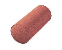 Dekoria Potah na válec IKEA Ektorp, červená, válec Ektorp průměr 15cm, délka 35cm, Chenille, 162-05