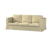 Dekoria Potah na pohovku IKEA Karlanda 3-místná nerozkládací, dlouhý, béžová, pohovka Karlanda 3-místná, Living, 161-68