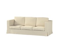 Dekoria Potah na pohovku IKEA Karlanda 3-místná nerozkládací, dlouhý, ecru, pohovka Karlanda 3-místná, Chenille, 162-06