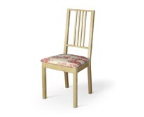Dekoria Potah na sedák židle Börje, pozadí režné, červené postavy, potah sedák židle Börje, Avignon, 132-15