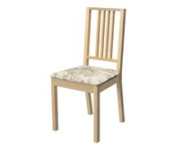 Dekoria Potah na sedák židle Börje, ecru pozadí, béžové postavy, potah sedák židle Börje, Avignon, 144-53