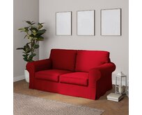 Dekoria Potah na pohovku IKEA Ektorp 2-místná, rozkládací, STARÝ MODEL, tmavě červená , pohovka Ektorp 2-místná rozkládací, Etna, 705-60