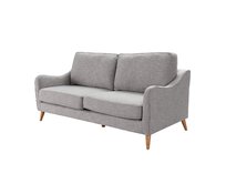 Dekoria Pohovka Venuste grey linen 3-místná, 193 x 90 x 90 cm,