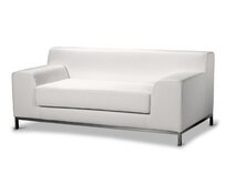 Dekoria Potah na pohovku IKEA Kramfors 2-místná, sněhová bílá, pohovka Kramfors 2-místná, Cotton Panama, 702-49