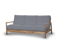 Dekoria Potah na pohovku IKEA Lillberg 3-místná nerozkládací, Slade Grey - šedá, pohovka Lillberg 3-místná, Cotton Panama, 702-46