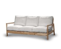 Dekoria Potah na pohovku IKEA Lillberg 3-místná nerozkládací, sněhová bílá, pohovka Lillberg 3-místná, Cotton Panama, 702-49