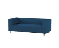 Dekoria Potah na pohovku IKEA Klippan 2-místná, Ocean blue mořská modrá, pohovka Klippan 2-místná, Cotton Panama, 702-48