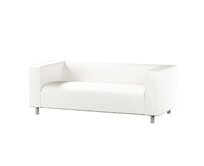 Dekoria Potah na pohovku IKEA Klippan 2-místná, sněhová bílá, pohovka Klippan 2-místná, Cotton Panama, 702-49