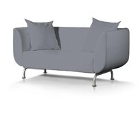 Dekoria Potah na pohovku Stromstad 2-místná, Slade Grey - šedá, Pohovka Stromstad 2-místná, Cotton Panama, 702-46