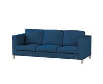 Dekoria Potah na pohovku IKEA Karlanda 3-místná nerozkládací, krátký, Ocean blue mořská modrá, pohovka Karlanda 3-místná, Cotton Panama, 702-48