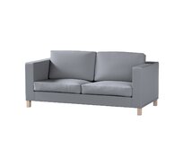 Dekoria Potah na pohovku IKEA Karlanda rozkládací, krátký, Slade Grey - šedá, pohovka Karlanda rozkládací, Cotton Panama, 702-46