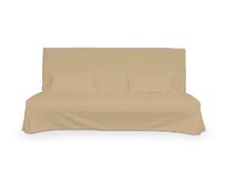 Dekoria Potah na pohovku Beddinge a 2 potahy na polštáře - jednoduché bez prošití, Caffe Latte - bílá káva, sofa Beddinge, Cotton Panama, 702-47