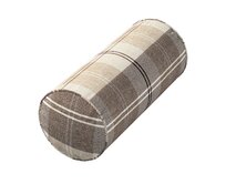 Dekoria Potah na válec IKEA Ektorp, hnědá a béžová, válec Ektorp průměr 15cm, délka 35cm, Edinburgh, 115-80