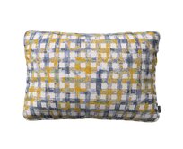 Dekoria Gabi - potah na polštář šňůrka po obvodu obdélníkový, modrožlutá, 60 x 40 cm, Cosy Home, 145-16