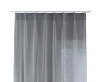 Dekoria Závěs na jednotlivých háčcích flex, šedá, Delicate Premium, 144-52