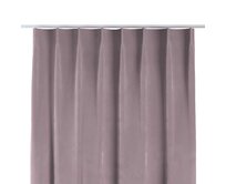 Dekoria Závěs na jednotlivých háčcích flex, tlumená růžová, Velvet, 704-14